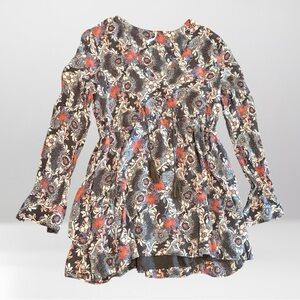 Free People Floral Mini Dress with Pockets